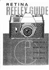 Kodak Retina Reflex 3 manual. Camera Instructions.